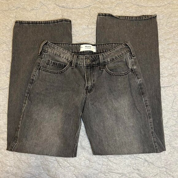Women's Black and Grey Jeans - Picture 1 of 2